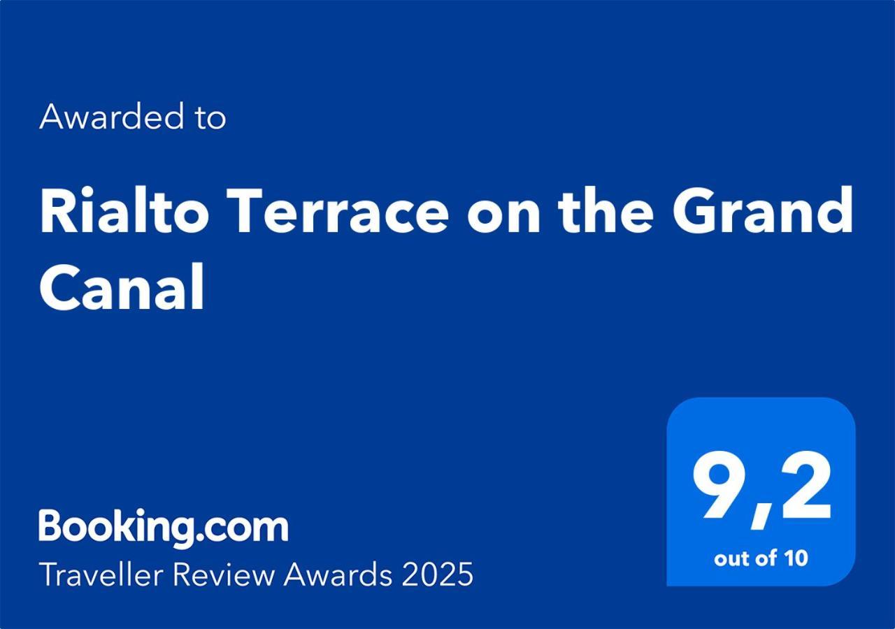 Rialto Terrace On The Grand Canal Veneţia Exterior foto